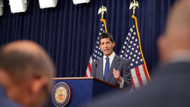 Federal Reserve Board Chairman Kevin Warsh speaks during a news conference at the Federal Reserve in Washington, Wednesday, July 29, 2026.