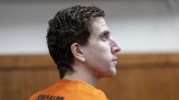 Bryan Kohberger, who is accused of killing four University of Idaho students in November 2022, listens during his arraignment hearing in Latah County District Courtin Moscow, Idaho, on May 22, 2023.